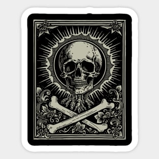 Skull Crossbone Sticker